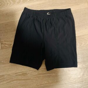 Black bike shorts